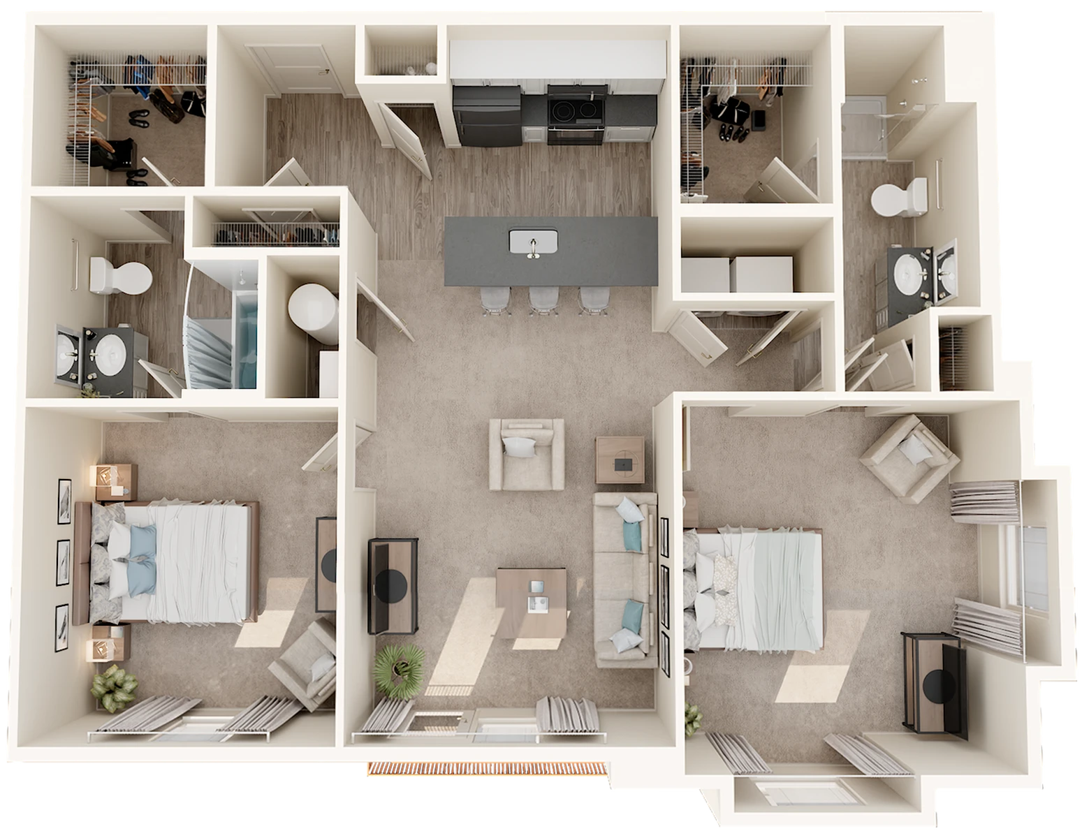 2 Bed 2 Bath The Park