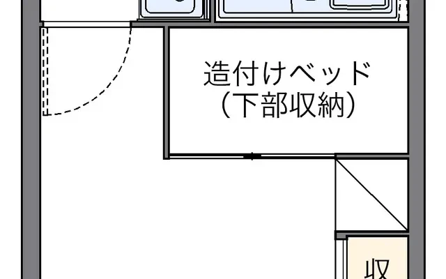 レオパレス猪子石 - Nagoya student accommodation - 308号房间(带独立厨房)