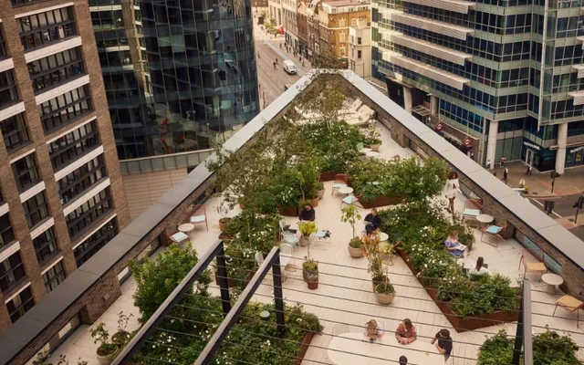 Alma – Studentenunterkunft in London – Dachterrasse