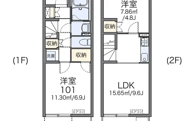 コーポ吉浜２ 1