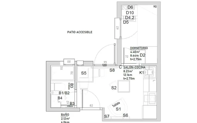 Paseo de las Delicias, 117. Bajo II 1