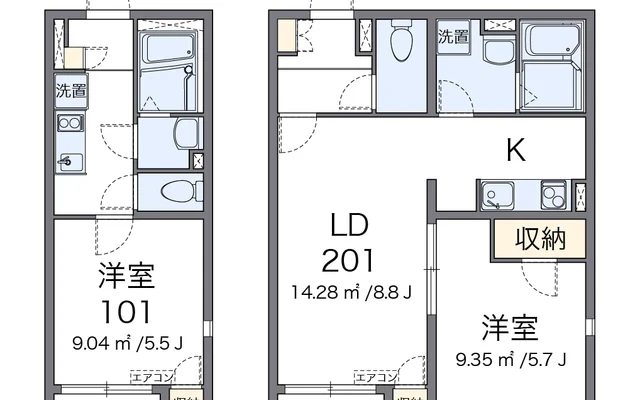ヴァンベール旭ケ丘 1