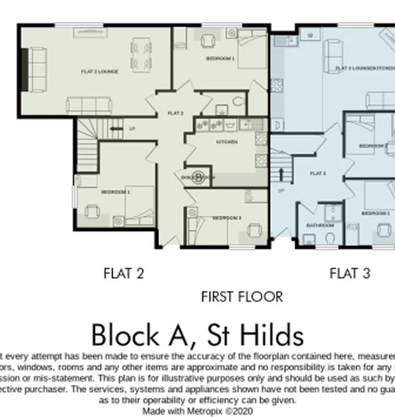 Flat 1, 1 St Hilds Lane