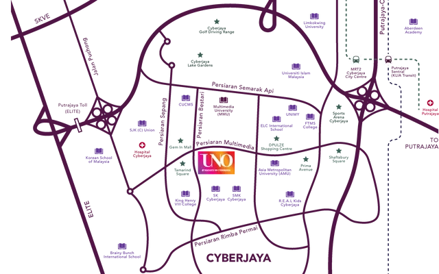 Uno Residence - Cyberjaya - alloggio per studenti a Città della gara