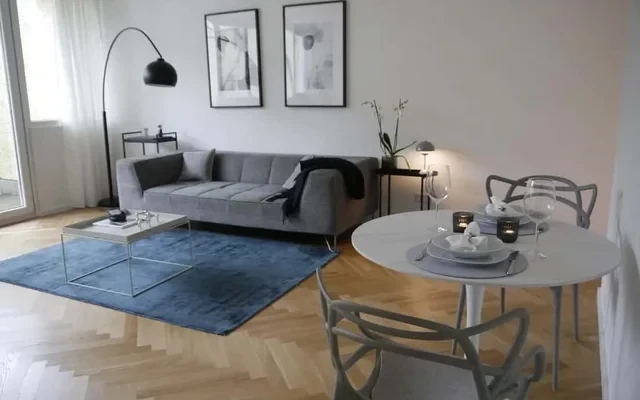 Exklusive Wohnoase mit Terrasse und Garten in Traumlage am Isarufer – Moeblierte Designerwohnung 0