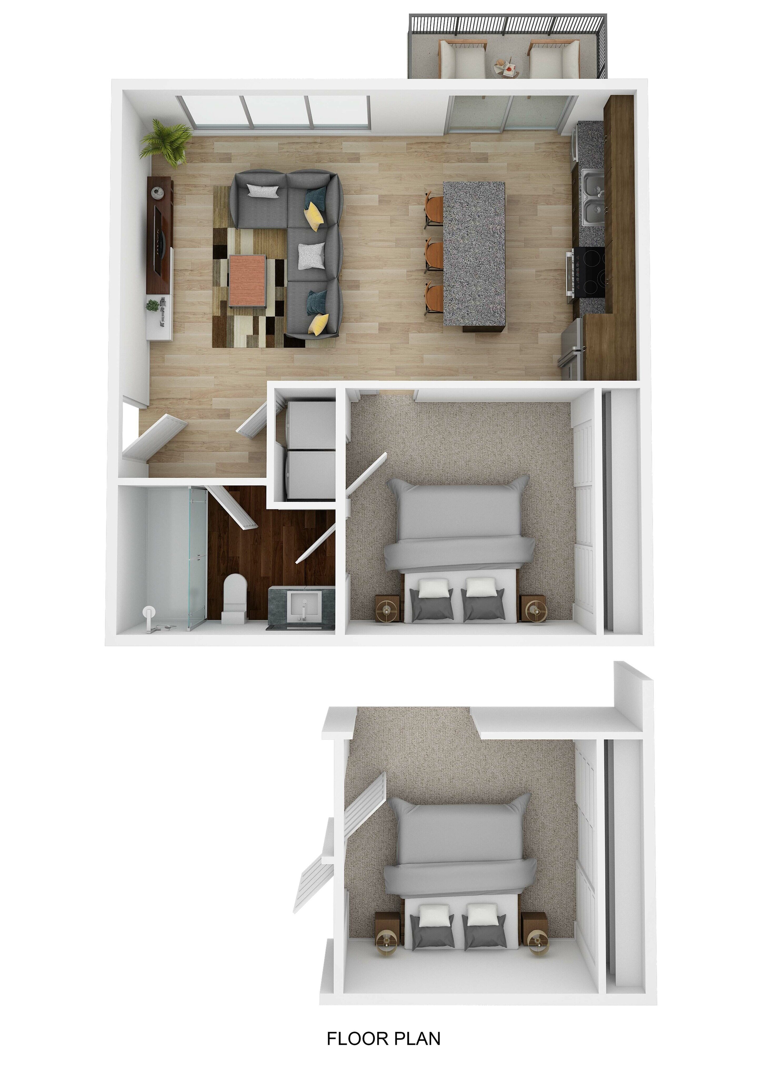 1 Bed 1 Bath Picasso