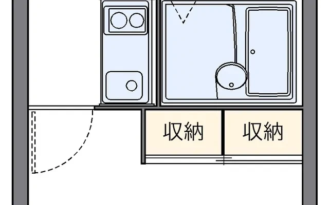 レオネクストひょうご東条 - 加東市の学生向け宿泊施設 - 107号房间(带独立厨房)