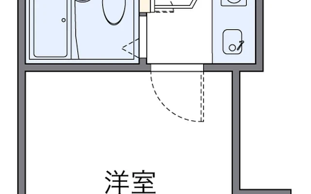 レオパレス新伊丹第2 - Itami student accommodation - 103号房间(带独立厨房)