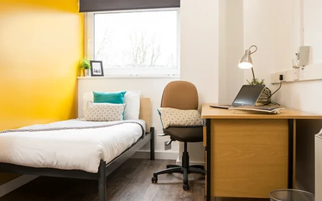 Single room in a 2-room apartment with Shower/WC and Kitchen in Graz student housing 1