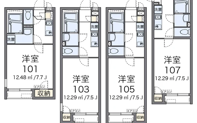クレイノＳＫＹ　ＲＩＤＧＥ 1