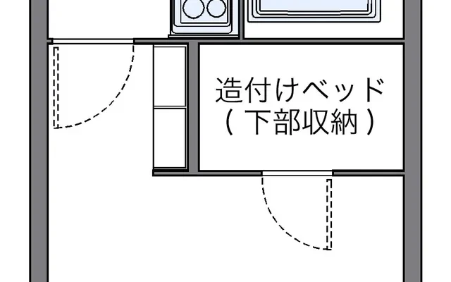 レオパレスセンターヴィレ - Fukuchiyama student accommodation - 311号房间(带独立厨房)