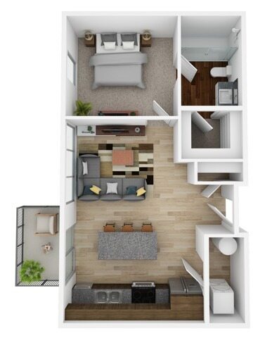 1 Bed 1 Bath Kline II