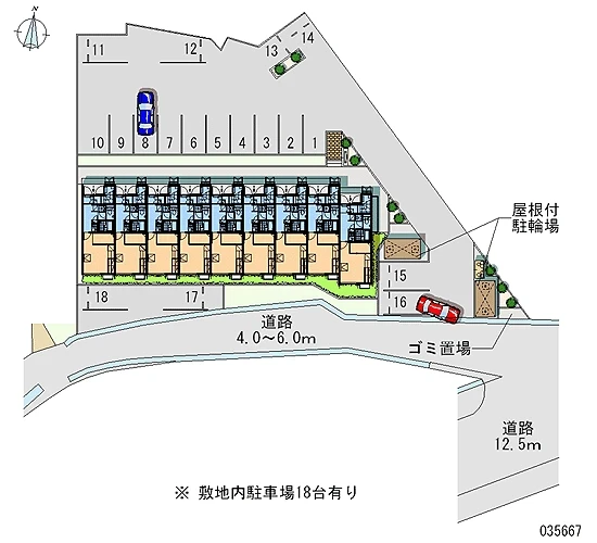 レオパレスサニーハイツ - 庄原市の学生向け宿泊施設 - 207号房间(带独立厨房)