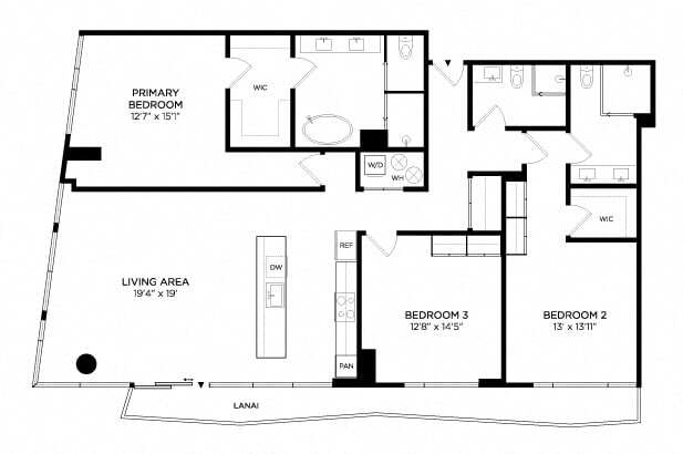 3 Bedroom 3F