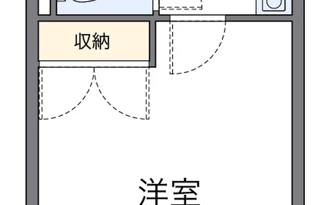 レオパレスハサマ - 由布市(ゆふし)の学生向け宿泊施設 - 102号房间(带独立厨房)