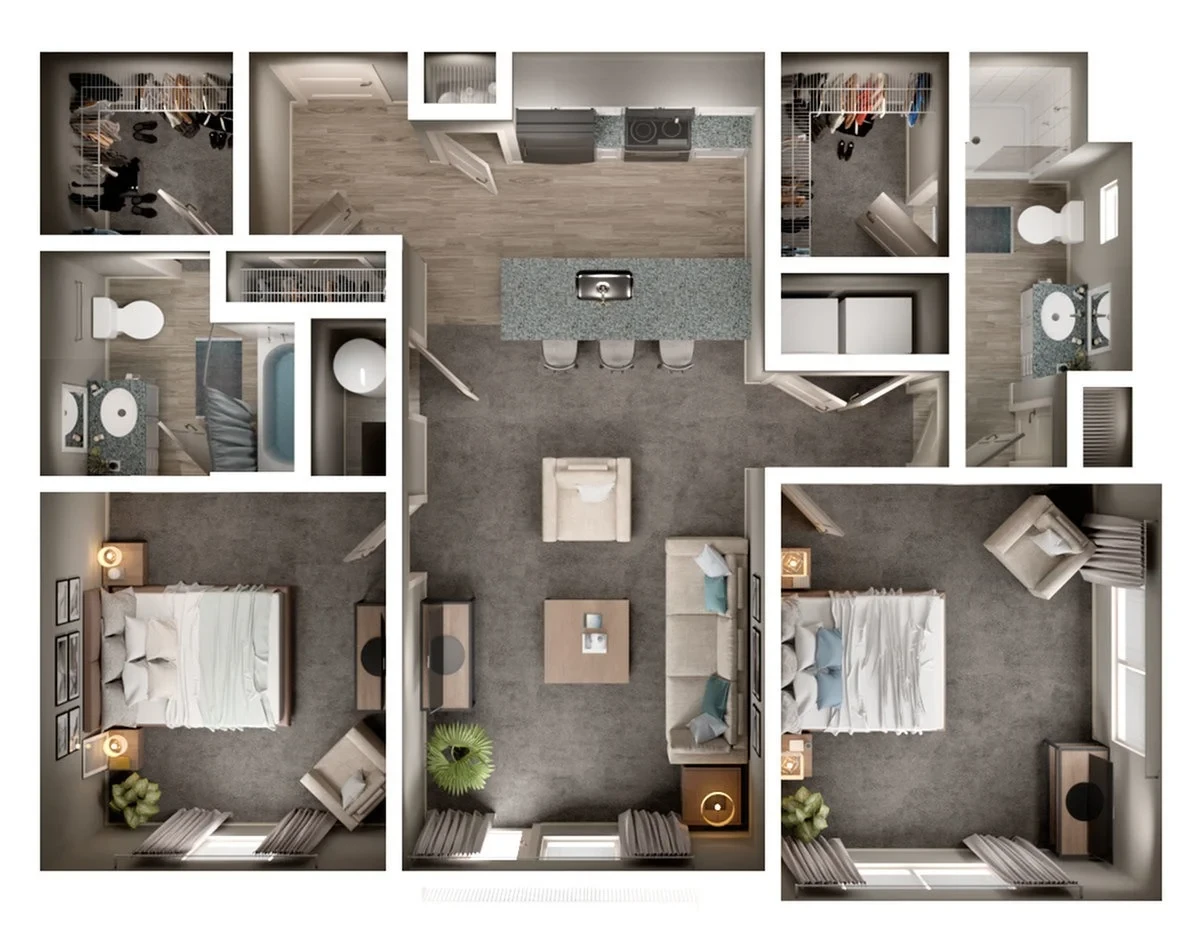 2 Bed 2 Bath Fairway with Terrace