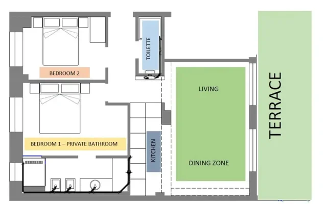 Apartment in Via Privata Chioggia, Milano for 70 m² with 2 bedrooms 3