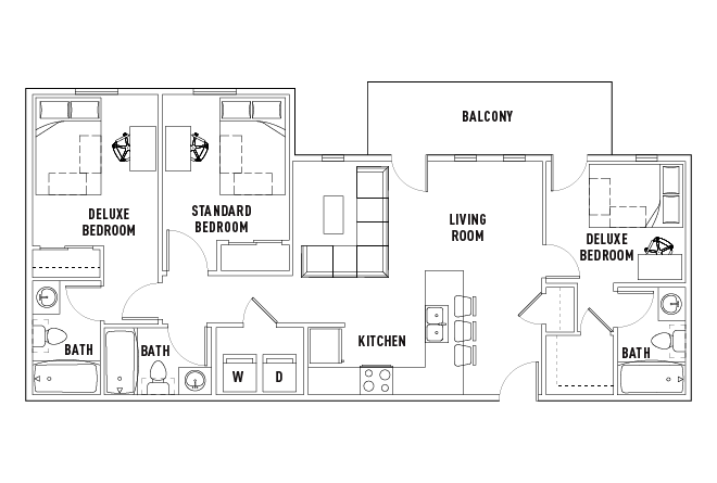 Phase 1 - 3 Bed - 3 Bath A