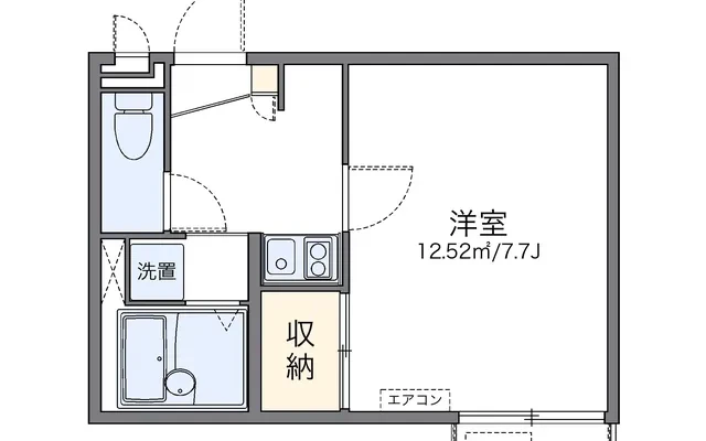 中割 - Nagoya student accommodation - 202号房间(带独立厨房)