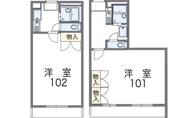 レオパレスプランドールⅡ 1
