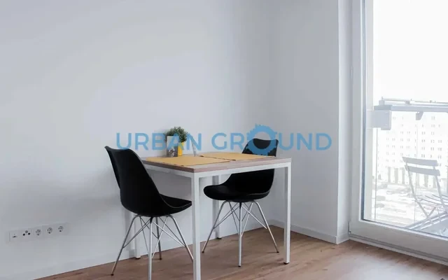 Furnished 1 Room Studio, balcony & kitchen - 25 mins to Alexanderplatz 3
