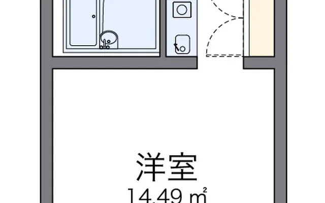 レオパレスエースⅡ - Kisarazu student accommodation - 101号房间(带独立厨房)