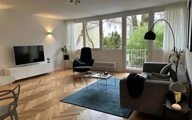 Exklusive Wohnoase mit Terrasse und Garten in Traumlage am Isarufer – Moeblierte Designerwohnung 3