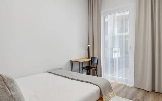 Amazing double in a trendy apartment complex near Leipzig's main train station - Leipzig student accommodation - Double Bedroom