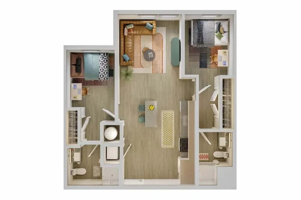 2BR/2BA - B1A