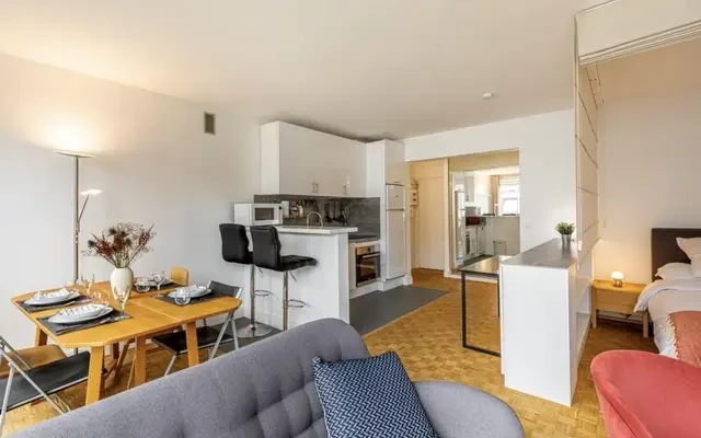 PARIS 5e·45m²·F1·Studio·With furniture 4