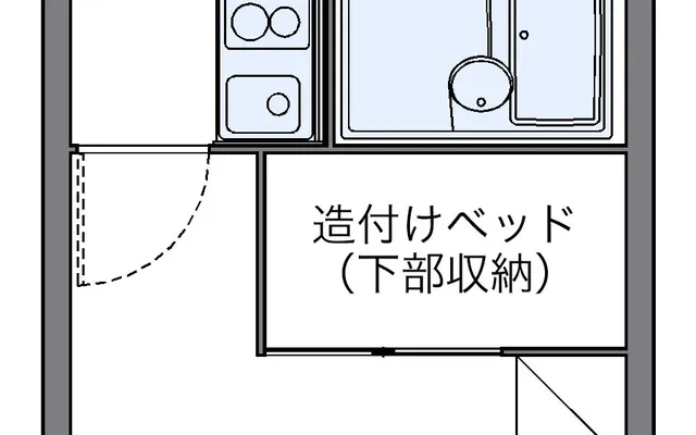 レオパレスコスモ - résidence étudiante à Nomi市 - 201号房间(带独立厨房)