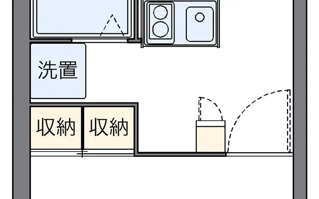 レオパレスアヴニール - alojamiento para estudiantes en Moka - 202号房间(带独立厨房)