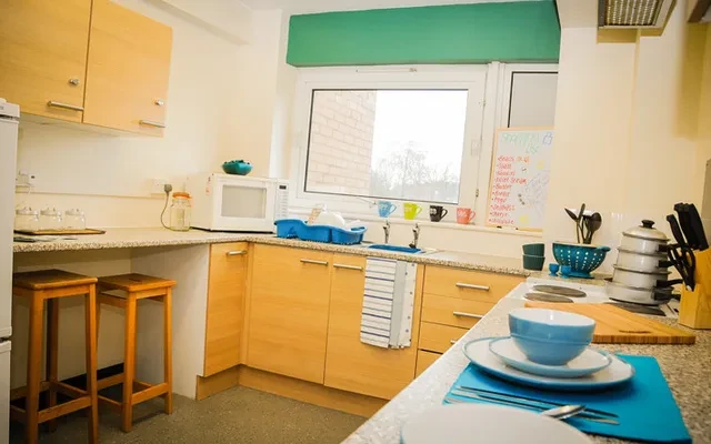 Single room in a 2-room apartment with Shower/WC and Kitchen in Graz student housing 2