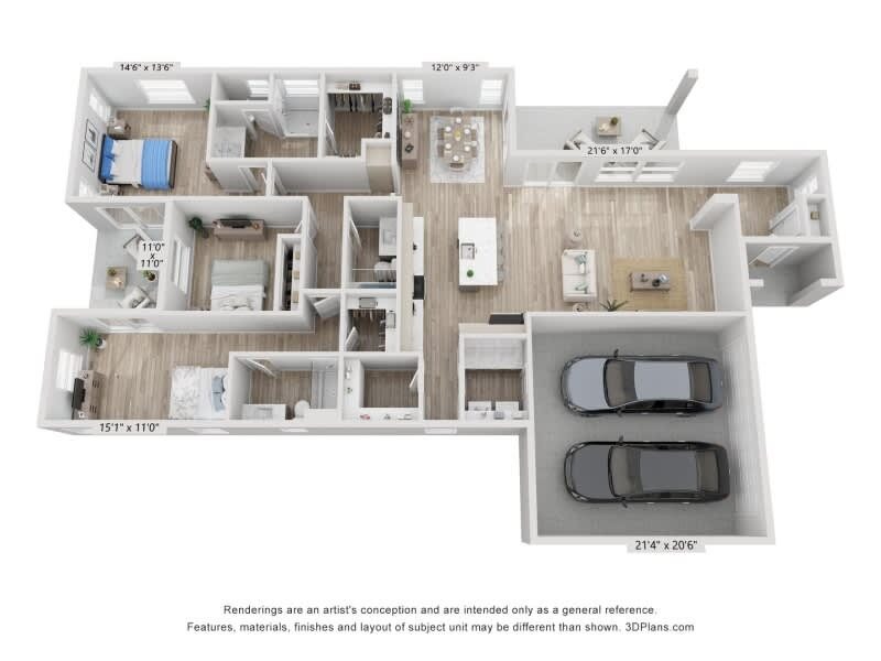 3 Bed 3 Bath The Cordoba