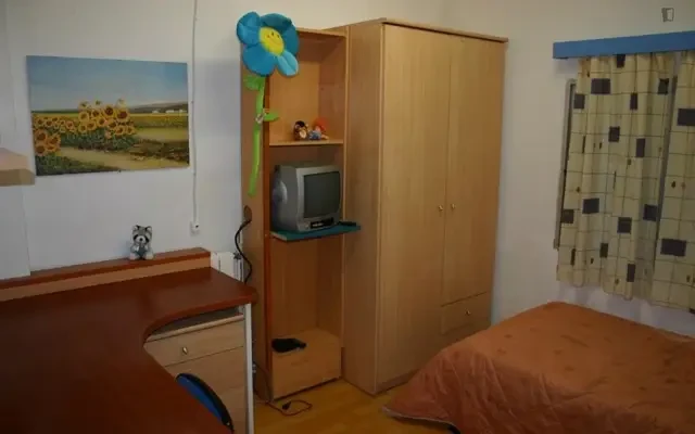 Single bedroom in a 5 bedroom apartment (2B) - サラゴサの学生向け宿泊施設