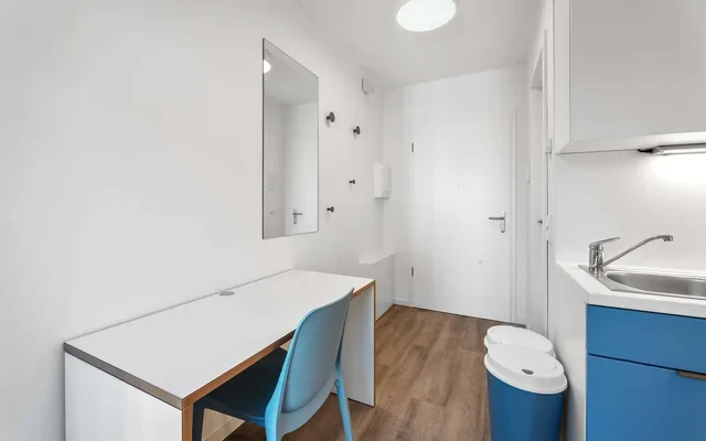 Fully furnished studio with balcony 4