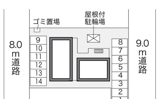 レオパレスおさつ 2