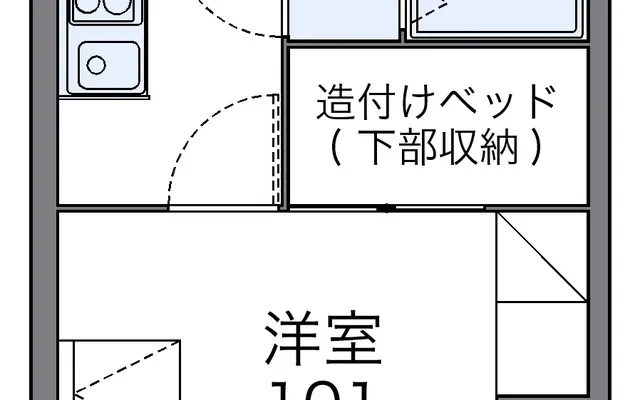 レオパレスリモーネⅢ 1