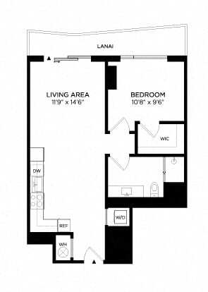 1 Bedroom 1W