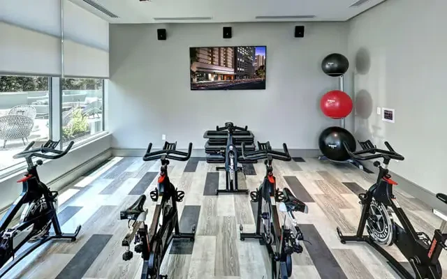 Latitude Med Center - Houston student accommodation - Spinning Bike