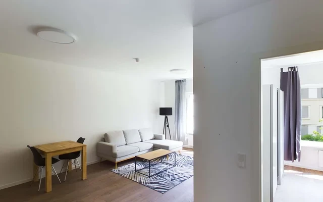 Fully equipped 2 room flat with fitness studio & concierge in Mitte 0