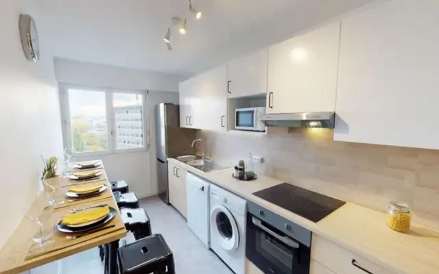 Cute single bedroom in a student flat, near the Glacière metro - chỗ ở sinh viên tại Paris - Single bedroom