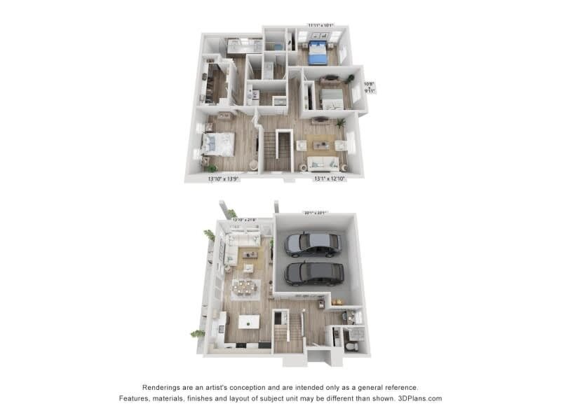 3 Bed 2.5 Bath The Pamploma
