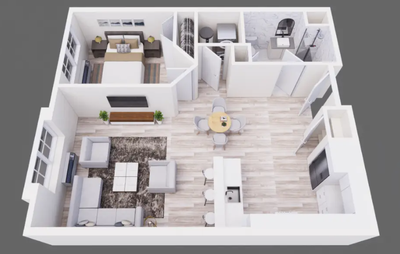 1 Bad 1 Bath The Sandford