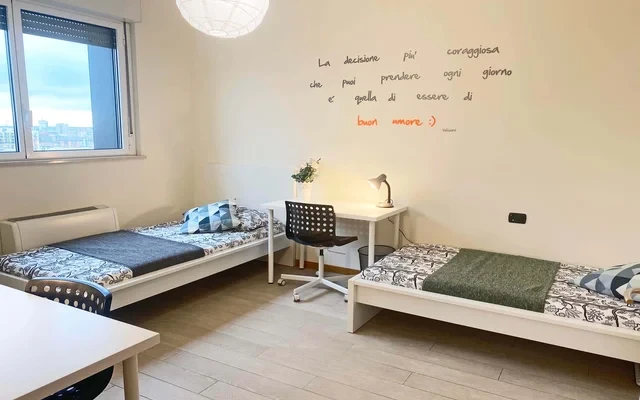 VIALE DELL'INNOVAZIONE 22 SC.6 P.12 B <br> SHARED ROOM D1 - Bed A 2