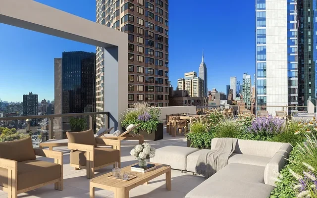 The Lotus NYC - New York student accommodation - Rooftop