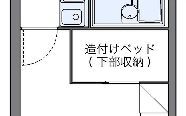 レオパレス稲荷町 - chỗ ở sinh viên tại 田川市 trong tiếng Việt - 105号房间(带独立厨房)