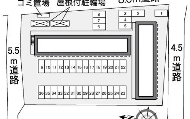 レオパレスマリンコート鹿嶋 2