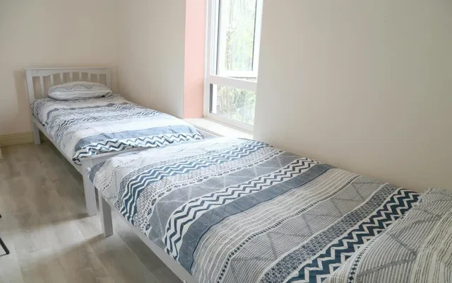 Bed in twin bedroom, in Phibsborough 2