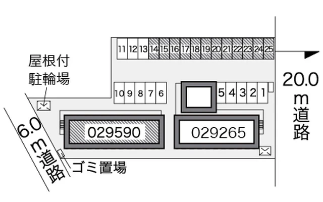 レオパレスラフェスタＢ 2